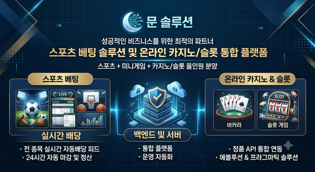 스포츠 베팅 솔루션 분양